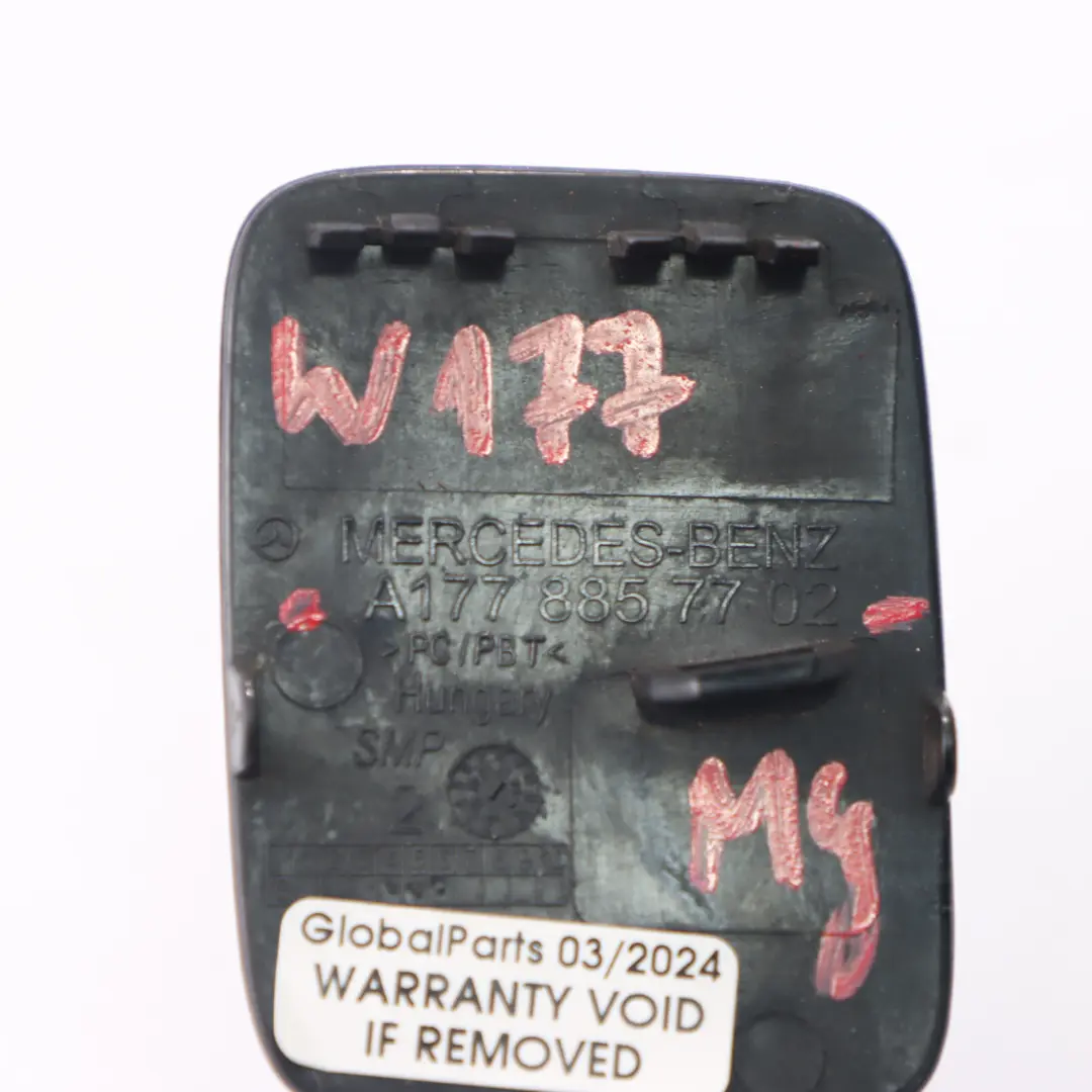 Parachoques trasero remolque gancho ojo cubierta gris para Mercedes W177 con número de pieza A1778857702 Mercedes W177 Parachoques trasero remolque gancho ojo cubierta gris - SKU A1778857702-MG - Número de pieza A1778857702