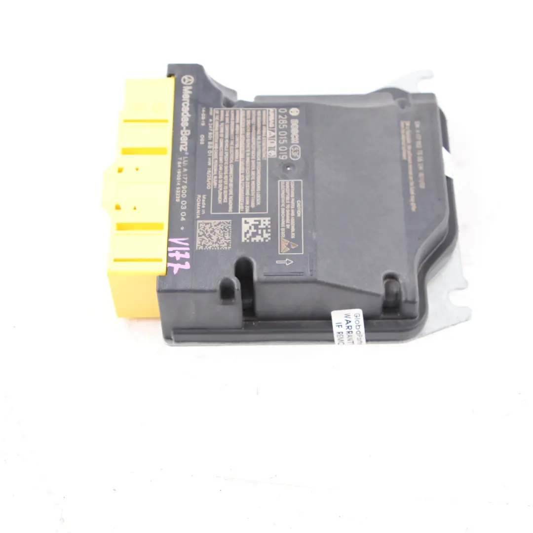 Modulo Airbag SRS Unità di Controllo ECU per Mercedes V177 con numero di parte A1779000304 Mercedes V177 Modulo Airbag SRS Unità di Controllo ECU - SKU A1779000304 - Numero di parte A1779000304