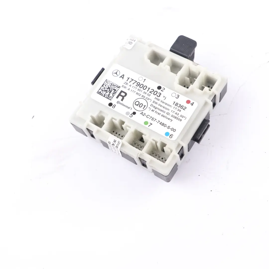 Module De Commande De Porte Arrière Gauche Droite pour Mercedes W177 à propos du numéro de pièce A1779001203 Mercedes W177 Module De Commande De Porte Arrière Gauche Droite - SKU A1779001203 - Numéro de pièce A1779001203