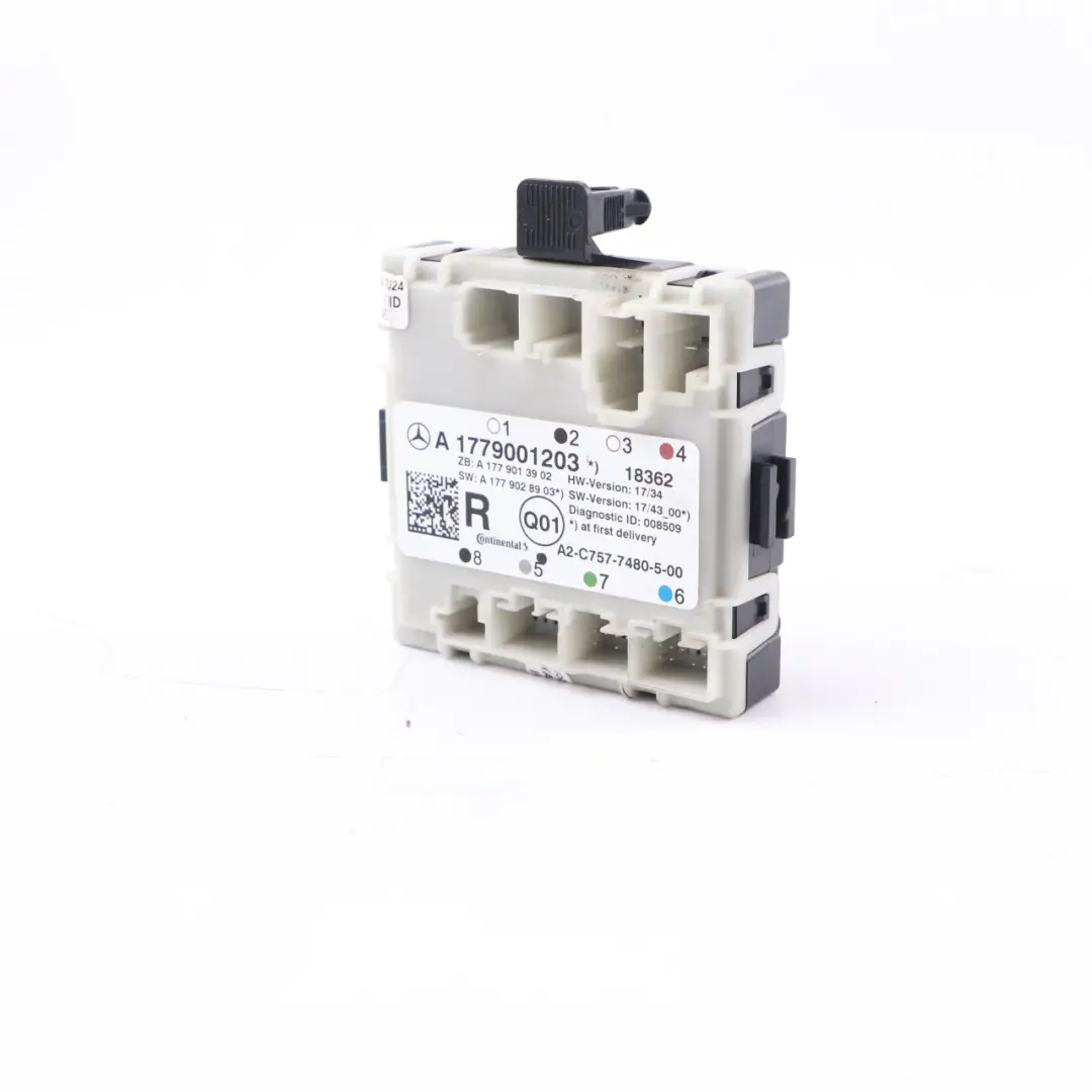 Door Control Module Rear Left Right N/O/S to Mercedes W177 with Part number A1779001203 Mercedes W177 Door Control Module Rear Left Right N/O/S - SKU A1779001203 - Part number A1779001203