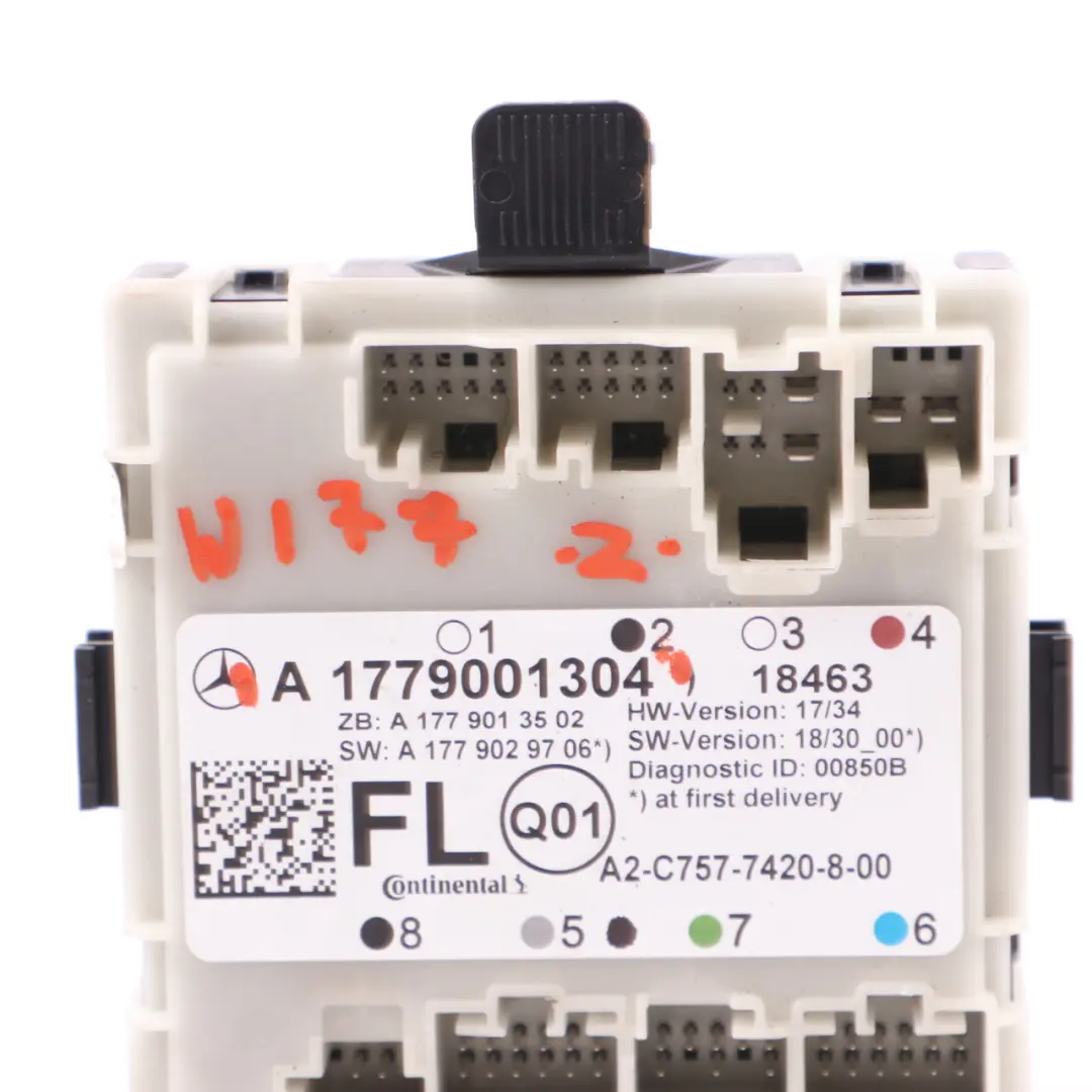 Door Module Mercedes C118 W177 W247 Front Left N/S Control Unit to with Part number A1779001304 Door Module Mercedes C118 W177 W247 Front Left N/S Control Unit - SKU A1779001304 - Part number A1779001304