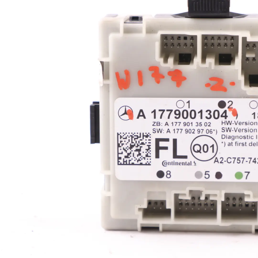 Tür modul Mercedes C118 W177 W247 vorne links Steuergerät für mit Teilenummer A1779001304 Tür modul Mercedes C118 W177 W247 vorne links Steuergerät - SKU A1779001304 - Teilenummer A1779001304