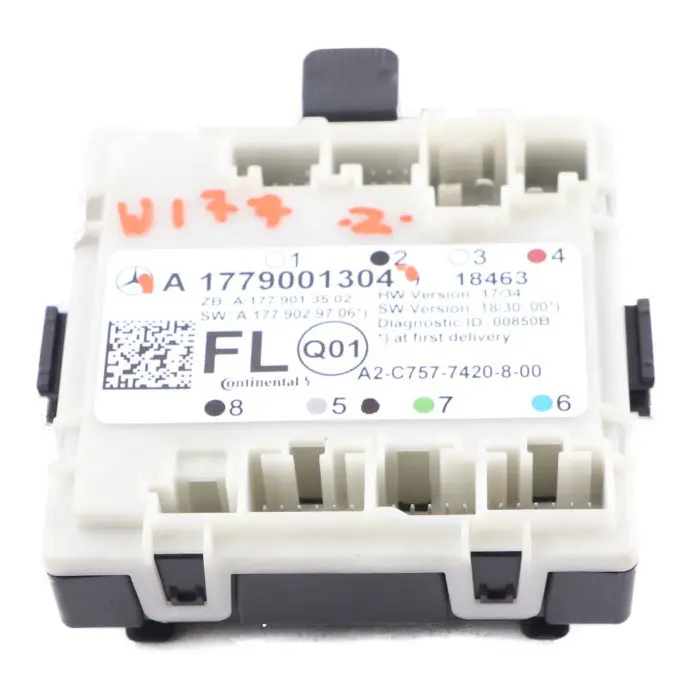  Door Module Mercedes C118 W177 W247 Front Left N/S Control Unit - SKU A1779001304 - Part number A1779001304