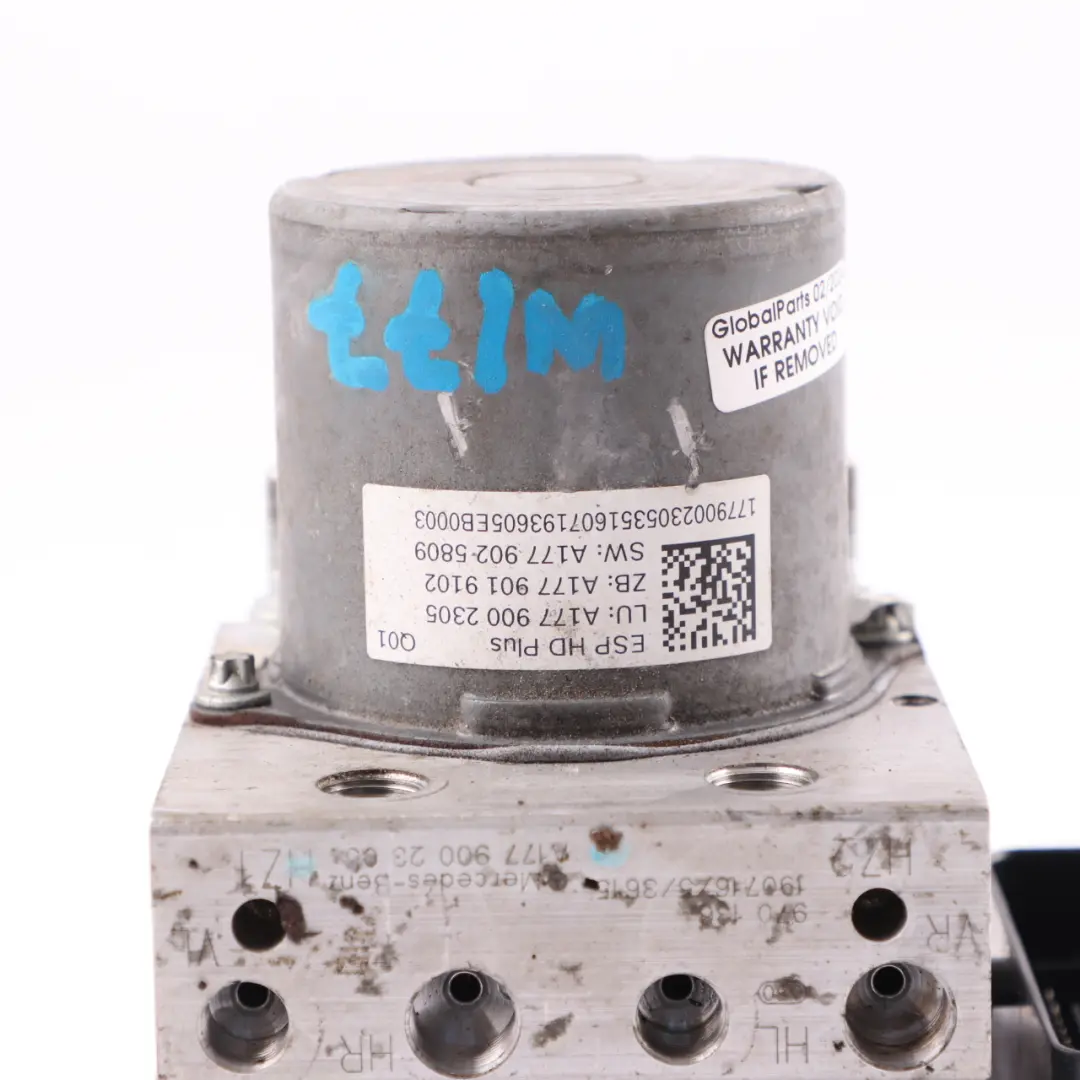 Bremspumpe ESP ABS Hydraulikeinheit Modul A1779019102 für Mercedes W177 mit Teilenummer A1779002305 Mercedes W177 Bremspumpe ESP ABS Hydraulikeinheit Modul A1779019102 - SKU A1779002305 - Teilenummer A1779002305