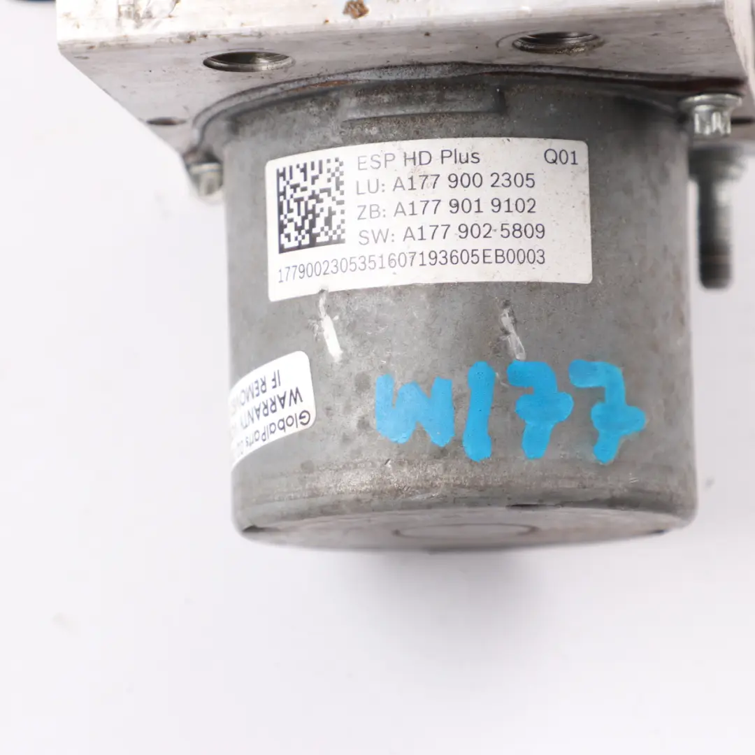 Mercedes W177 Bremspumpe ESP ABS Hydraulikeinheit Modul A1779019102 - SKU A1779002305 - Teilenummer A1779002305