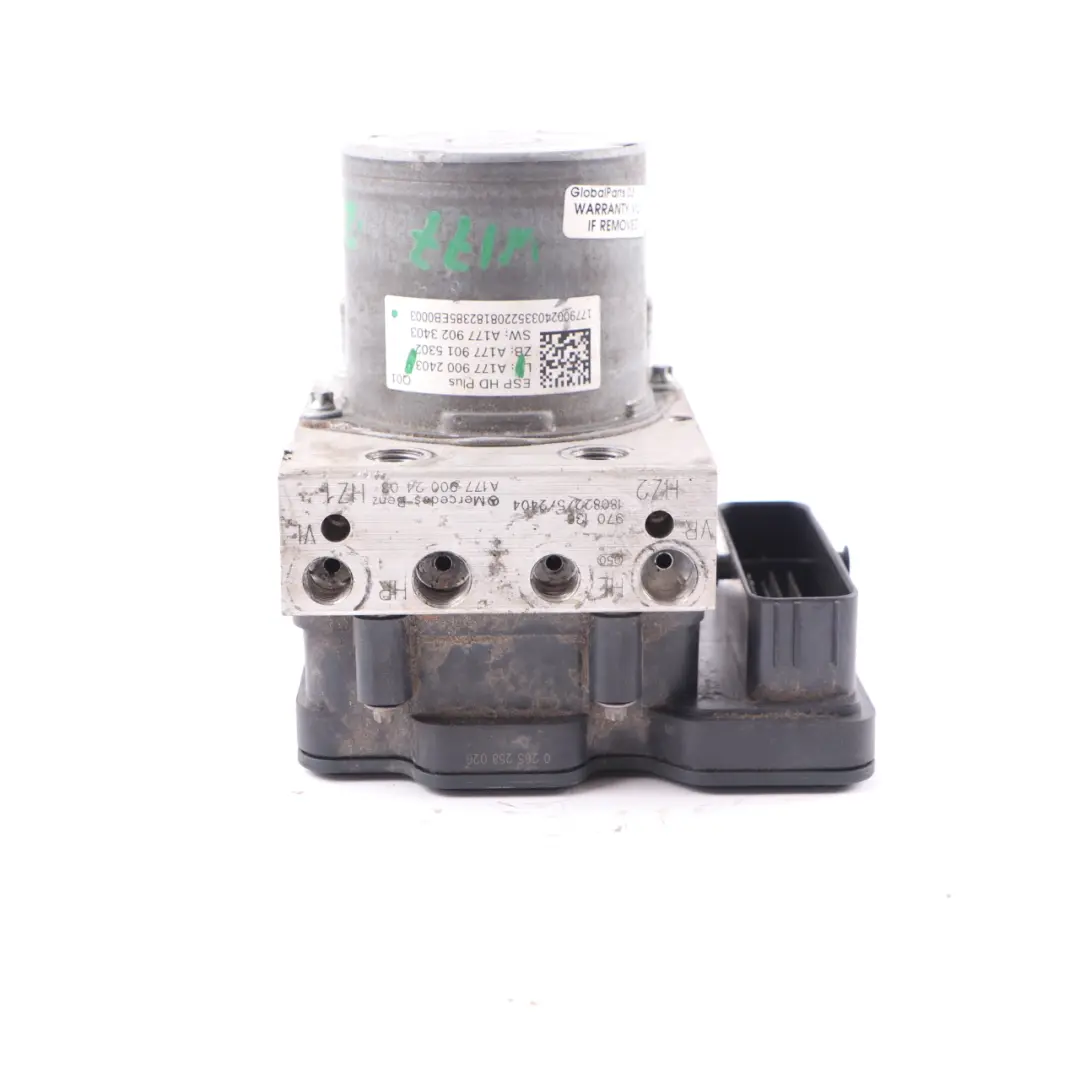 Bremspumpe ESP ABS Hydraulikeinheit Modul A1779002305 A1779019102 für Mercedes W177 mit Teilenummer A1779002403 Mercedes W177 Bremspumpe ESP ABS Hydraulikeinheit Modul A1779002305 A1779019102 - SKU A1779002403 - Teilenummer A1779002403