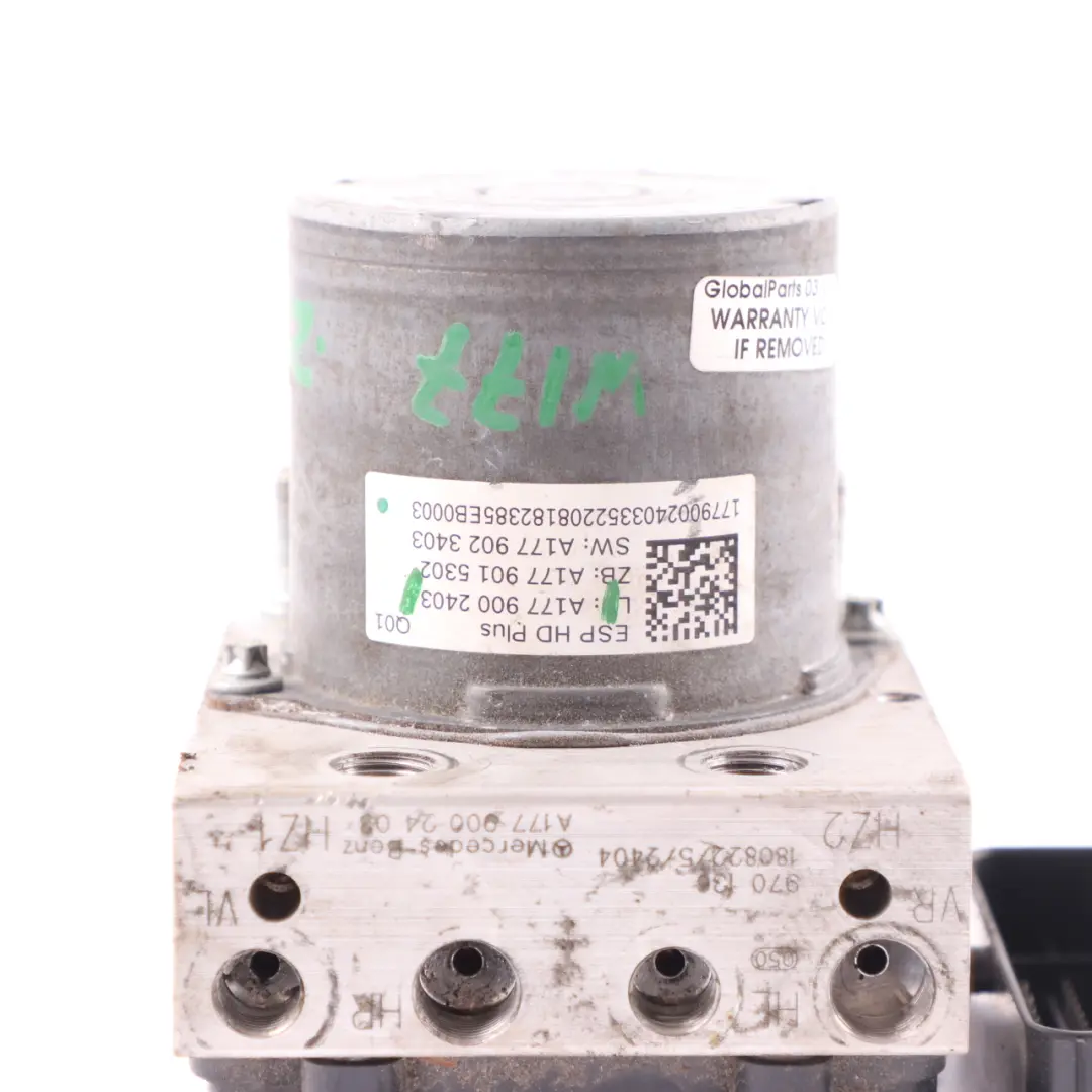 Pompe Frein ABS Unité Hydraulique Module A1779002305 A1779019102 pour Mercedes W177 à propos du numéro de pièce A1779002403 Mercedes W177 Pompe Frein ABS Unité Hydraulique Module A1779002305 A1779019102 - SKU A1779002403 - Numéro de pièce A1779002403