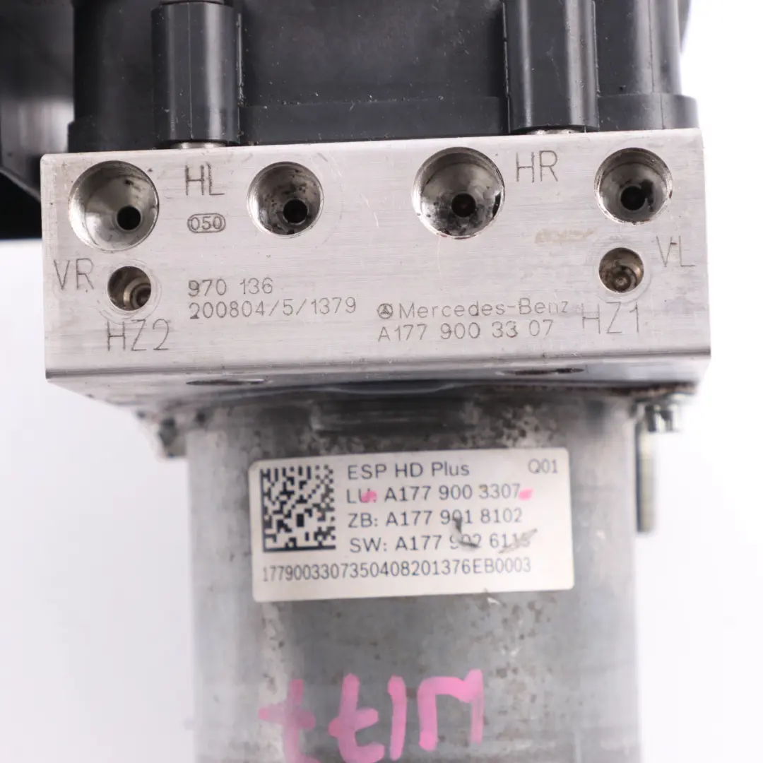 Mercedes W177 W247 Bomba De Freno ESP ABS Unidad De Control Frenado - SKU A1779003307 - Número de pieza A1779003307