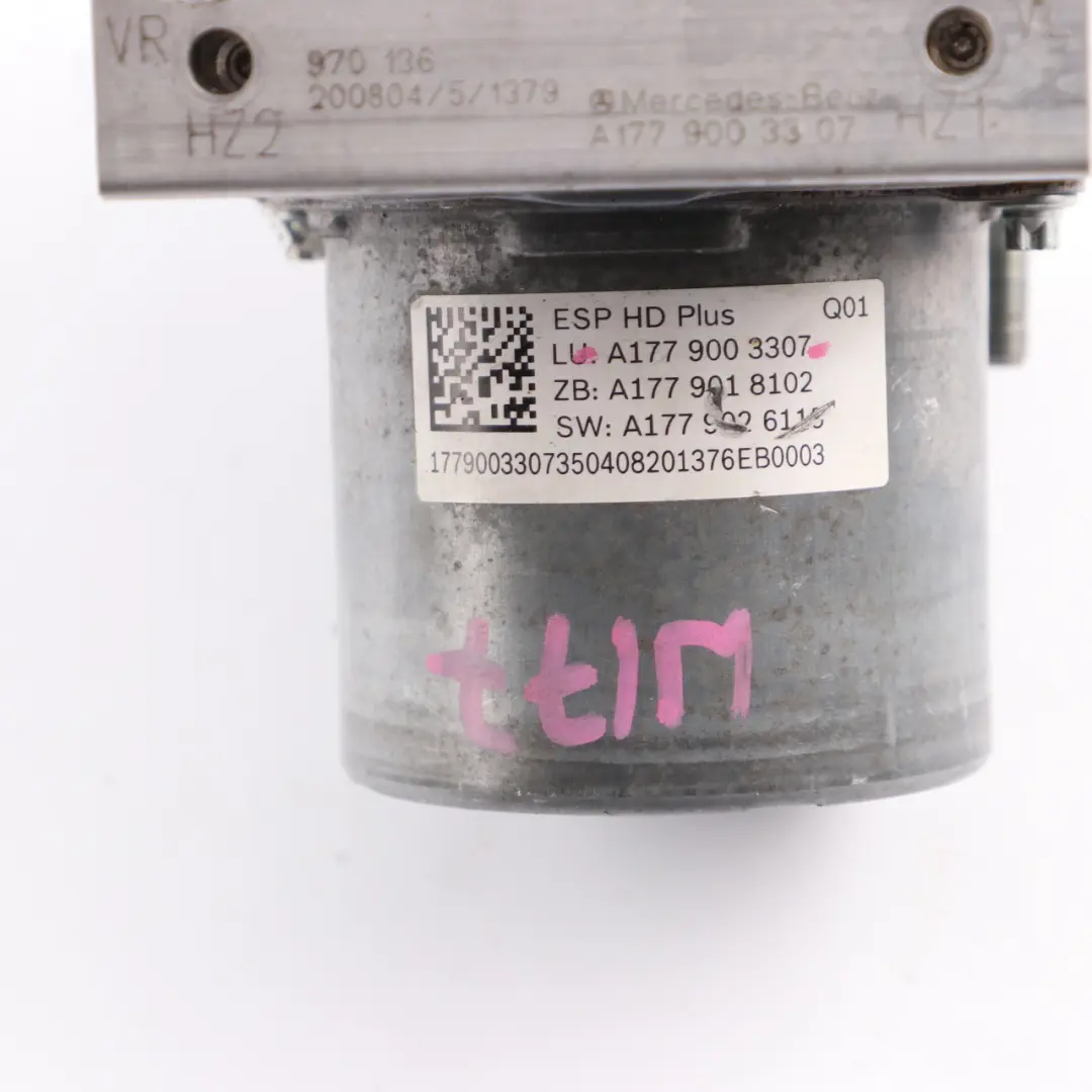 Pompe De Frein ESP ABS Appareil Commande Freinage pour Mercedes W177 W247 à propos du numéro de pièce A1779003307 Mercedes W177 W247 Pompe De Frein ESP ABS Appareil Commande Freinage - SKU A1779003307 - Numéro de pièce A1779003307