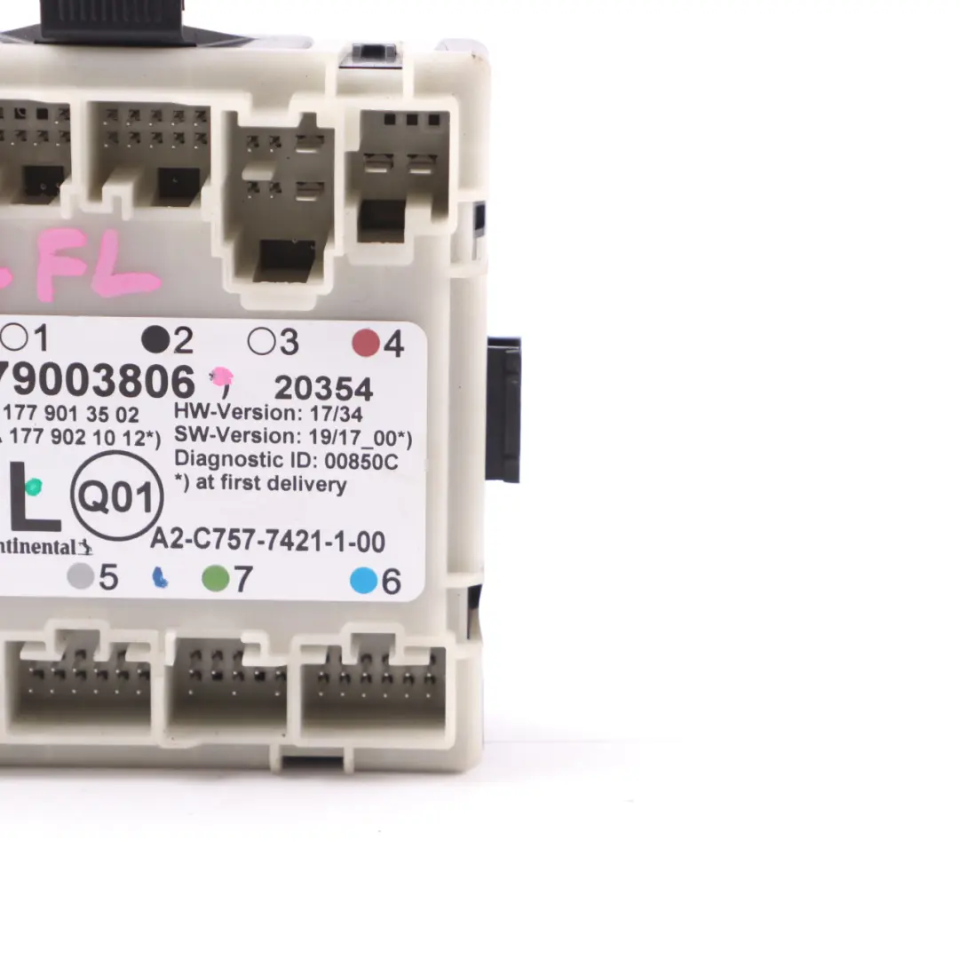 Modulo porta anteriore sinistra controllo per Mercedes C118 W177 W247 con numero di parte A1779003806 Mercedes C118 W177 W247 Modulo porta anteriore sinistra controllo - SKU A1779003806 - Numero di parte A1779003806