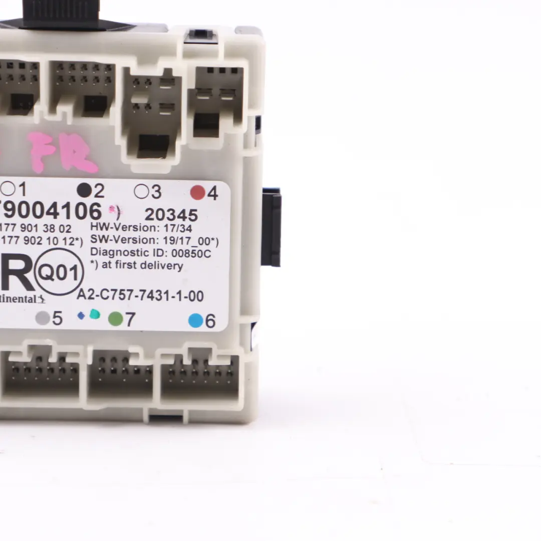 Türmodul vorne rechts Steuergerät für Mercedes C118 W177 W247 mit Teilenummer A1779004106 Mercedes C118 W177 W247 Türmodul vorne rechts Steuergerät - SKU A1779004106 - Teilenummer A1779004106