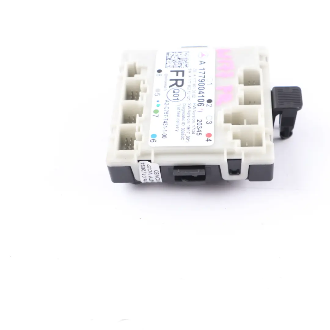 Door Module Mercedes C118 W177 W247 Front Right O/S Control Unit to with Part number A1779004106 Door Module Mercedes C118 W177 W247 Front Right O/S Control Unit - SKU A1779004106 - Part number A1779004106