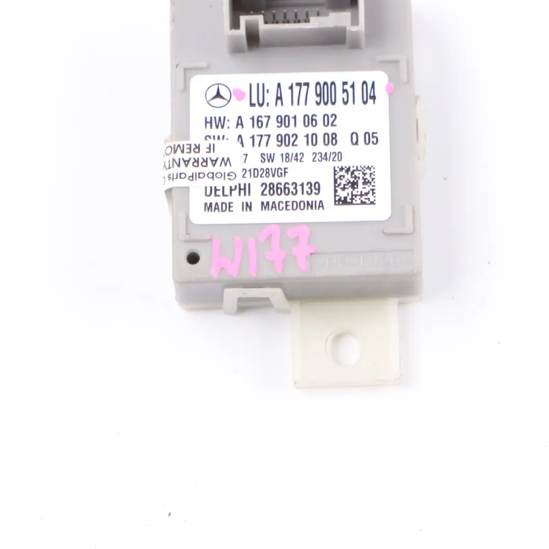 Mercedes W177 Módulo de Control Iluminación Ambiental ECU - SKU A1779005104 - Número de pieza A1779005104