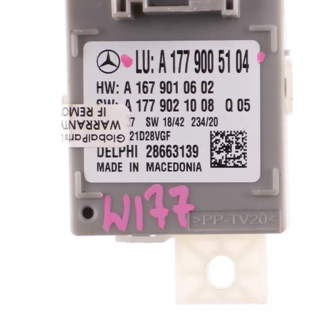 Mercedes W177 Umgebungsbeleuchtung Steuergerät ECU - SKU A1779005104 - Teilenummer A1779005104