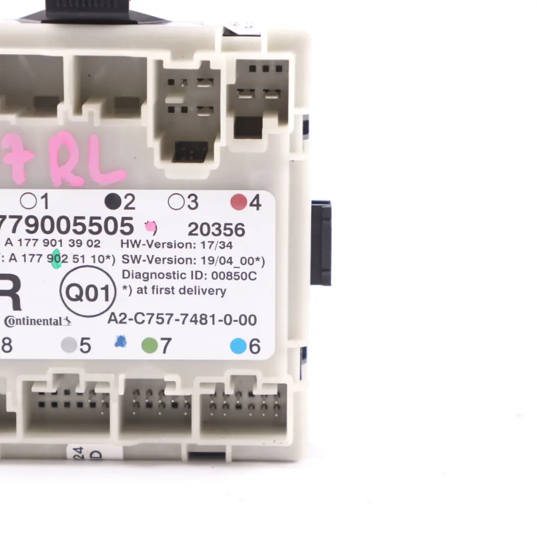 Modulo porta Mercedes W177 W247 posteriore sinistra destra controllo per con numero di parte A1779005505 Modulo porta Mercedes W177 W247 posteriore sinistra destra controllo - SKU A1779005505 - Numero di parte A1779005505