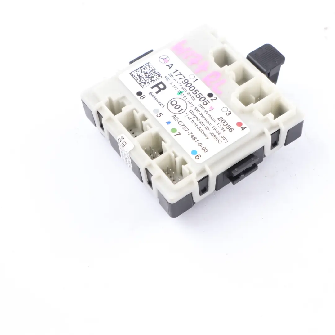  Modulo Puerta Mercedes W177 W247 Trasera Izquierda Derecha Control - SKU A1779005505 - Número de pieza A1779005505