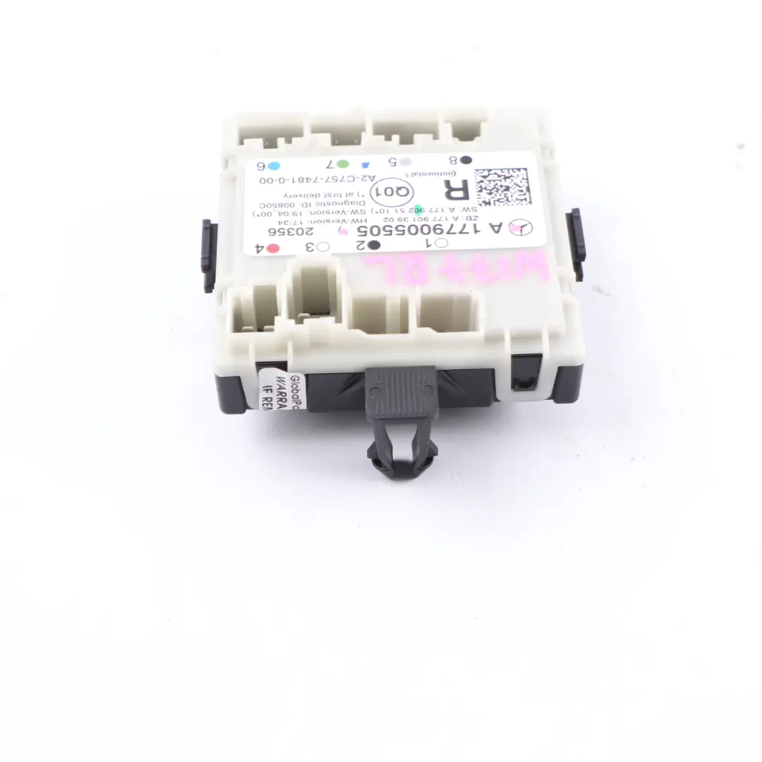Modulo Puerta Mercedes W177 W247 Trasera Izquierda Derecha Control para con número de pieza A1779005505 Modulo Puerta Mercedes W177 W247 Trasera Izquierda Derecha Control - SKU A1779005505 - Número de pieza A1779005505