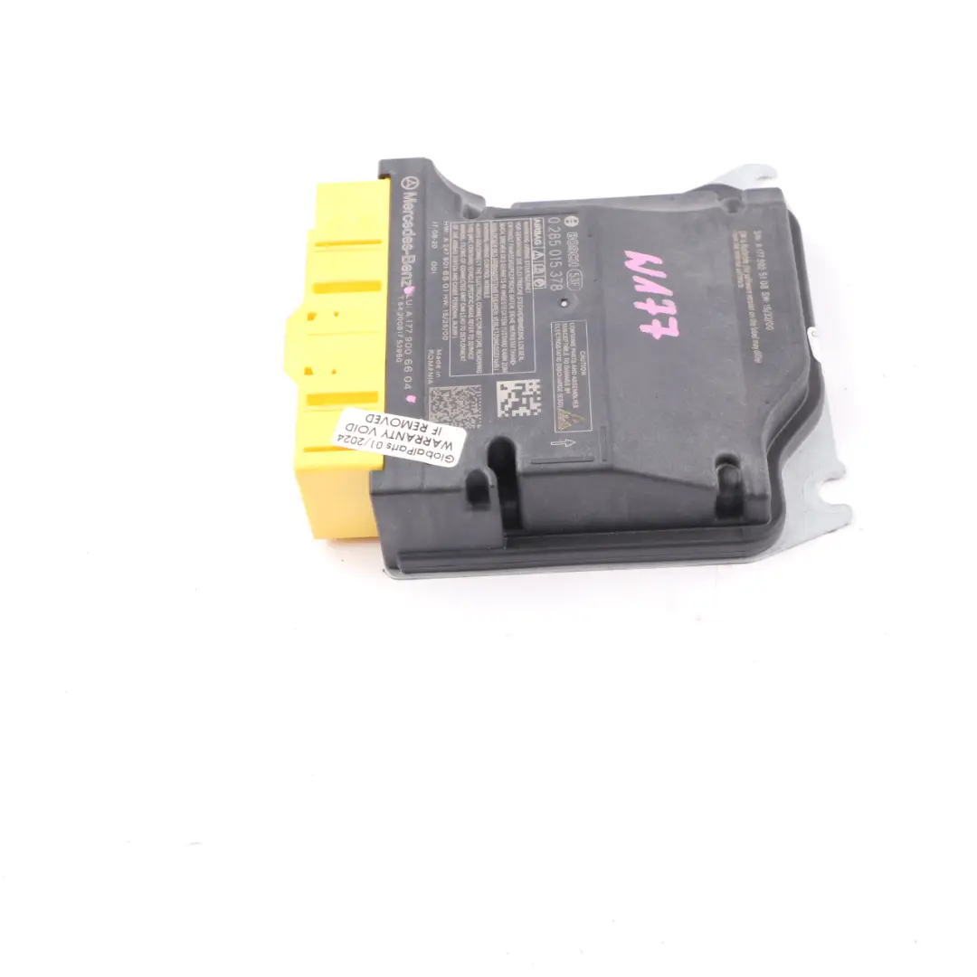 Módulo control del retractor bloqueo del cinturón del A2469006018 para Mercedes W246 con número de pieza A1779006604 Mercedes W246 Módulo control del retractor bloqueo del cinturón del A2469006018 - SKU A1779006604 - Número de pieza A1779006604