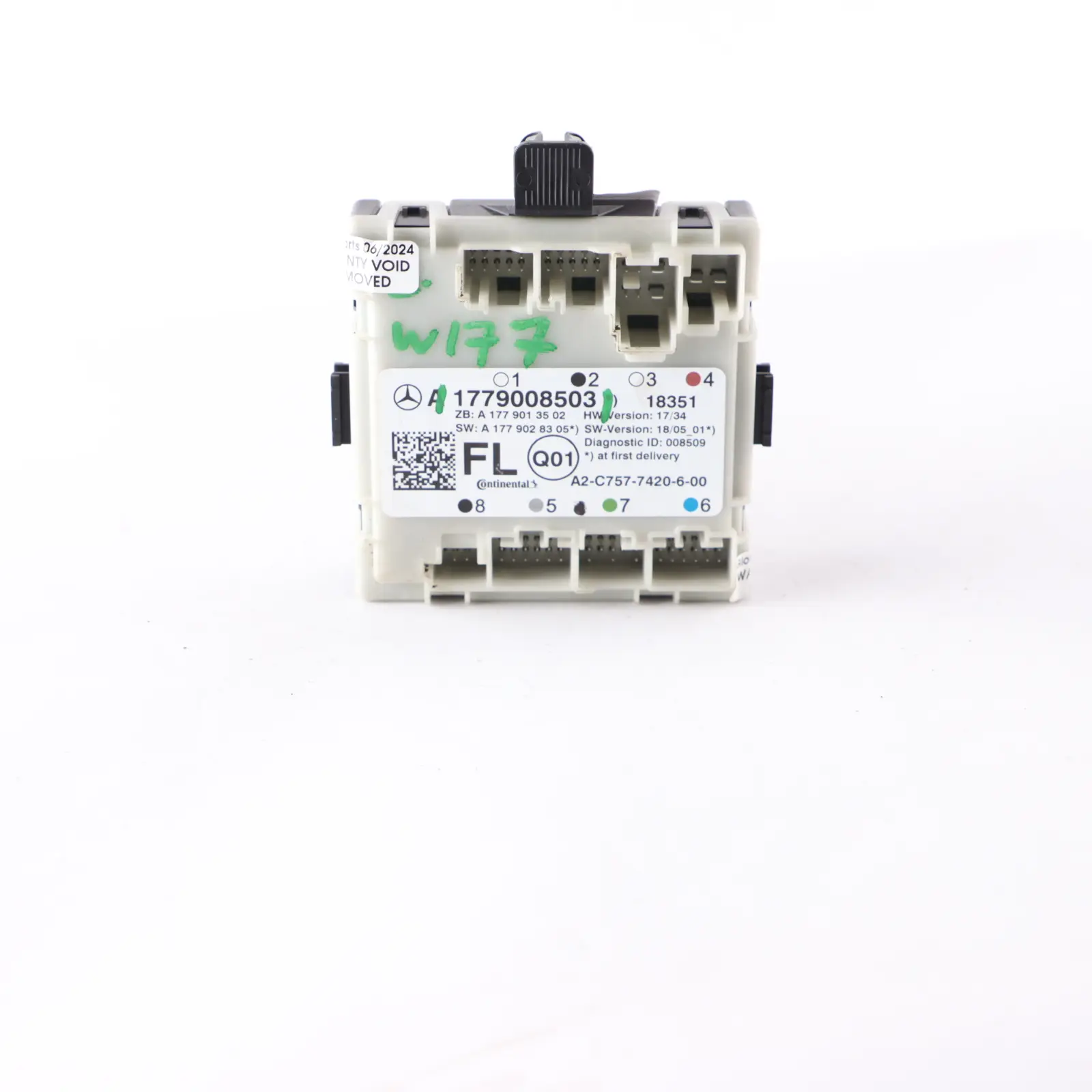 Mercedes A Class W177 Door Control Module Front Left A1779008503