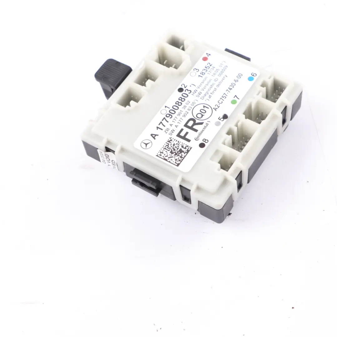 Door Control Module ECU Front Right O/S to Mercedes W177 with Part number A1779008803 Mercedes W177 Door Control Module ECU Front Right O/S - SKU A1779008803 - Part number A1779008803
