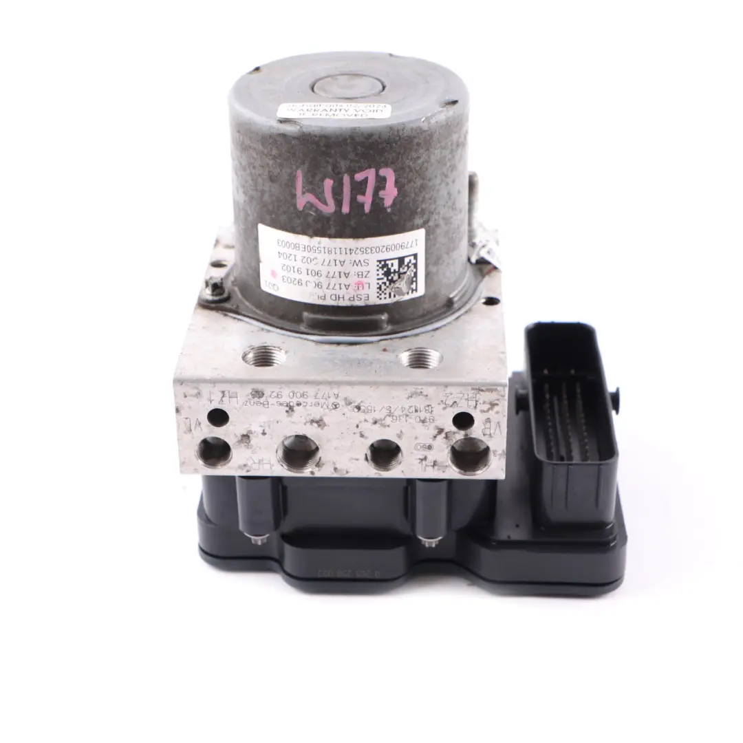 Mercedes W177 Brems Pumpe ESP ABS Hydraulisches Steuergerät - SKU A1779009203 - Teilenummer A1779002605