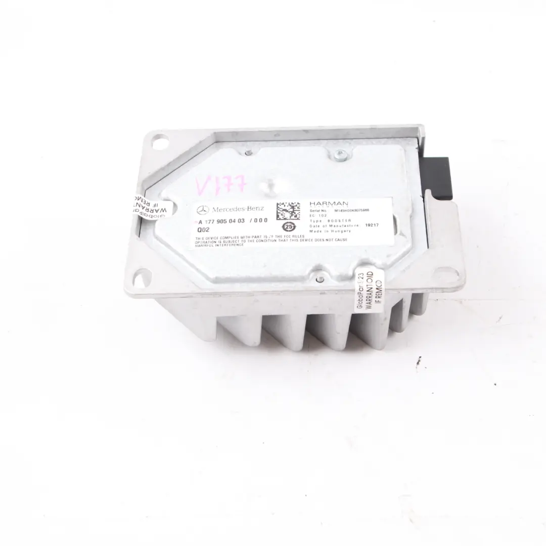 Amplificador audio Mercedes V177 Unidad sistema HIFI Harman/Kardon  - SKU A1779050403 - Número de pieza A1779050403