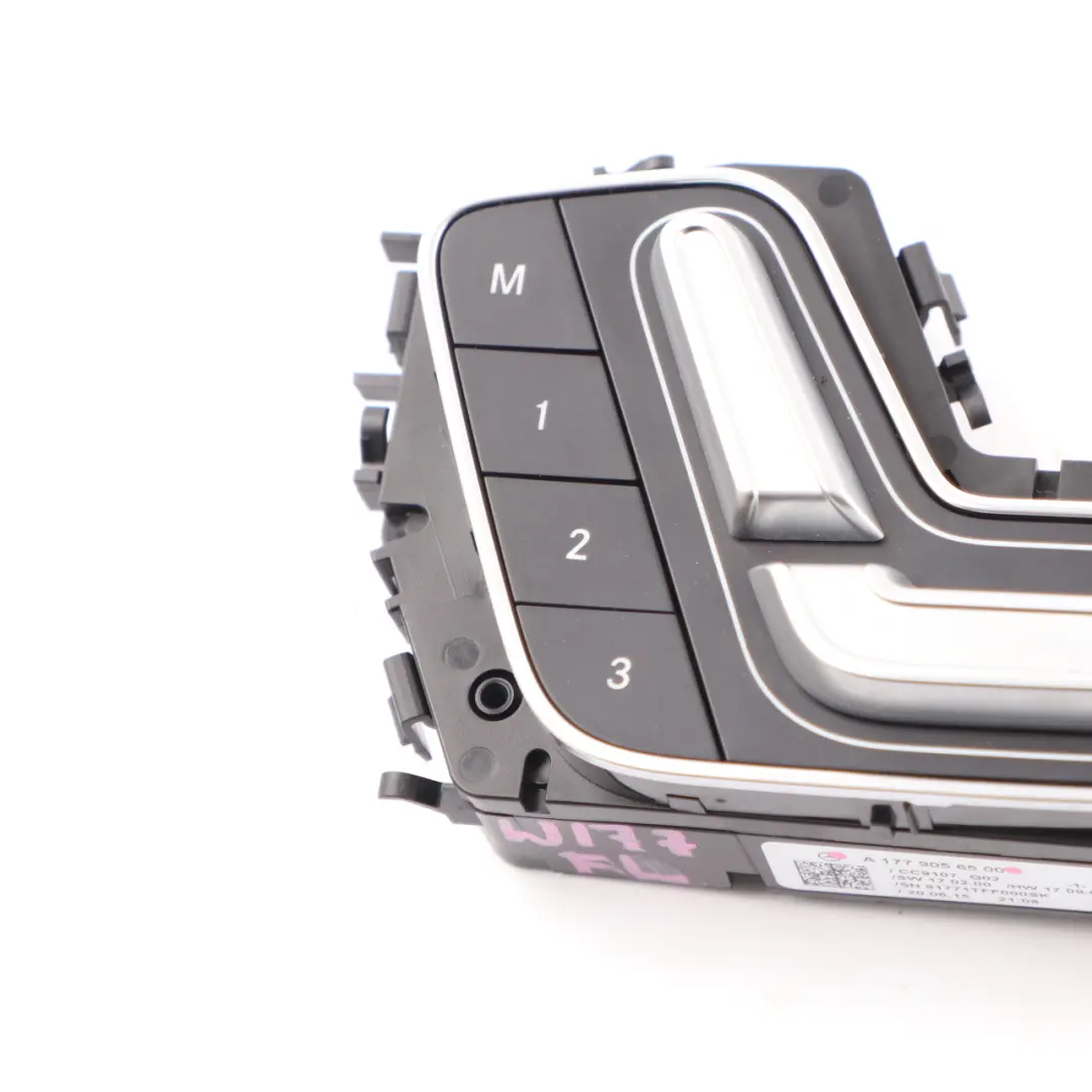 Sitzschalter Mercedes W177 W247 Memoryverstellung vorne links für mit Teilenummer A1779056500 Sitzschalter Mercedes W177 W247 Memoryverstellung vorne links - SKU A1779056500 - Teilenummer A1779056500