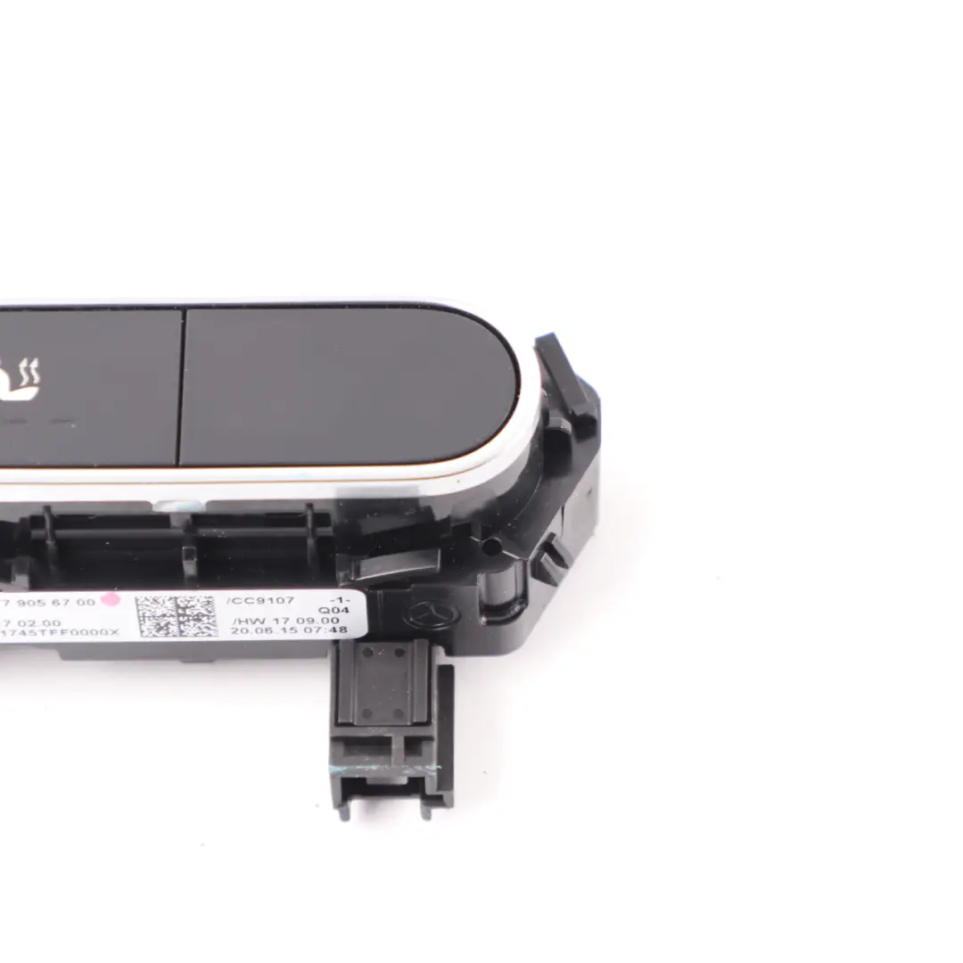 Interruttore sedile Riscaldatore controllo anteriore sinistra per Mercedes W177 con numero di parte A1779056700 Mercedes W177 Interruttore sedile Riscaldatore controllo anteriore sinistra - SKU A1779056700 - Numero di parte A1779056700