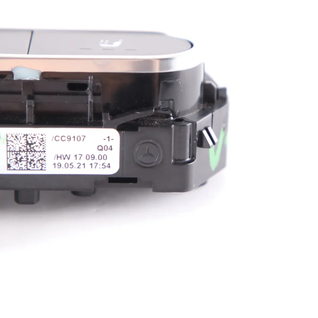 Switch Heated Heater Control Unit Front Right O/S to Mercedes W177 Seat with Part number A1779056800 Mercedes W177 Seat Switch Heated Heater Control Unit Front Right O/S - SKU A1779056800 - Part number A1779056800