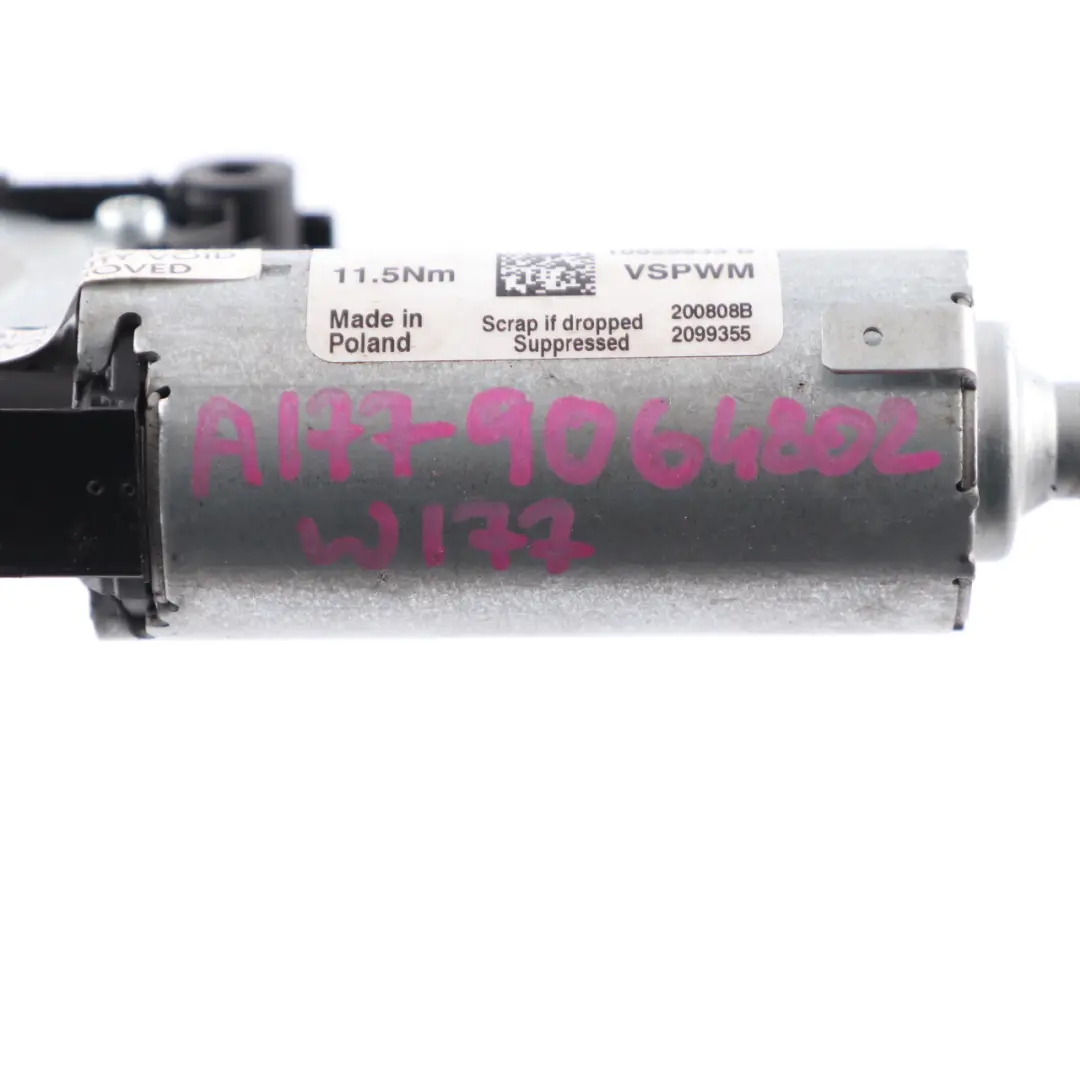 Mercedes W177 Techo corredizo panorámico Motor Actuador Unidad - SKU A1779064802 - Número de pieza A1779064802