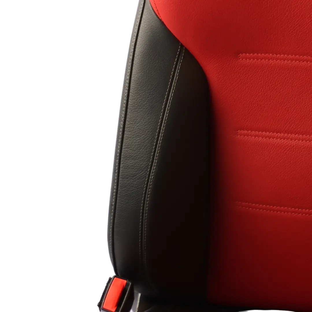  Front Seat Mercedes C118 W177 Left N/S Interior Leather Black Red - SKU A1779101502 - Part number A1779101502