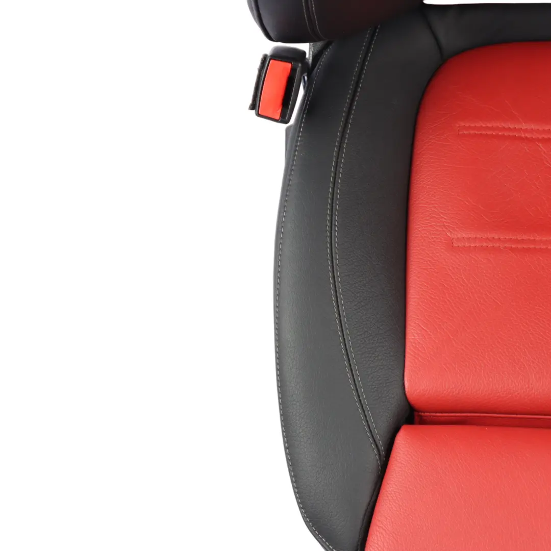  Front Seat Mercedes C118 W177 Left N/S Interior Leather Black Red - SKU A1779101502 - Part number A1779101502