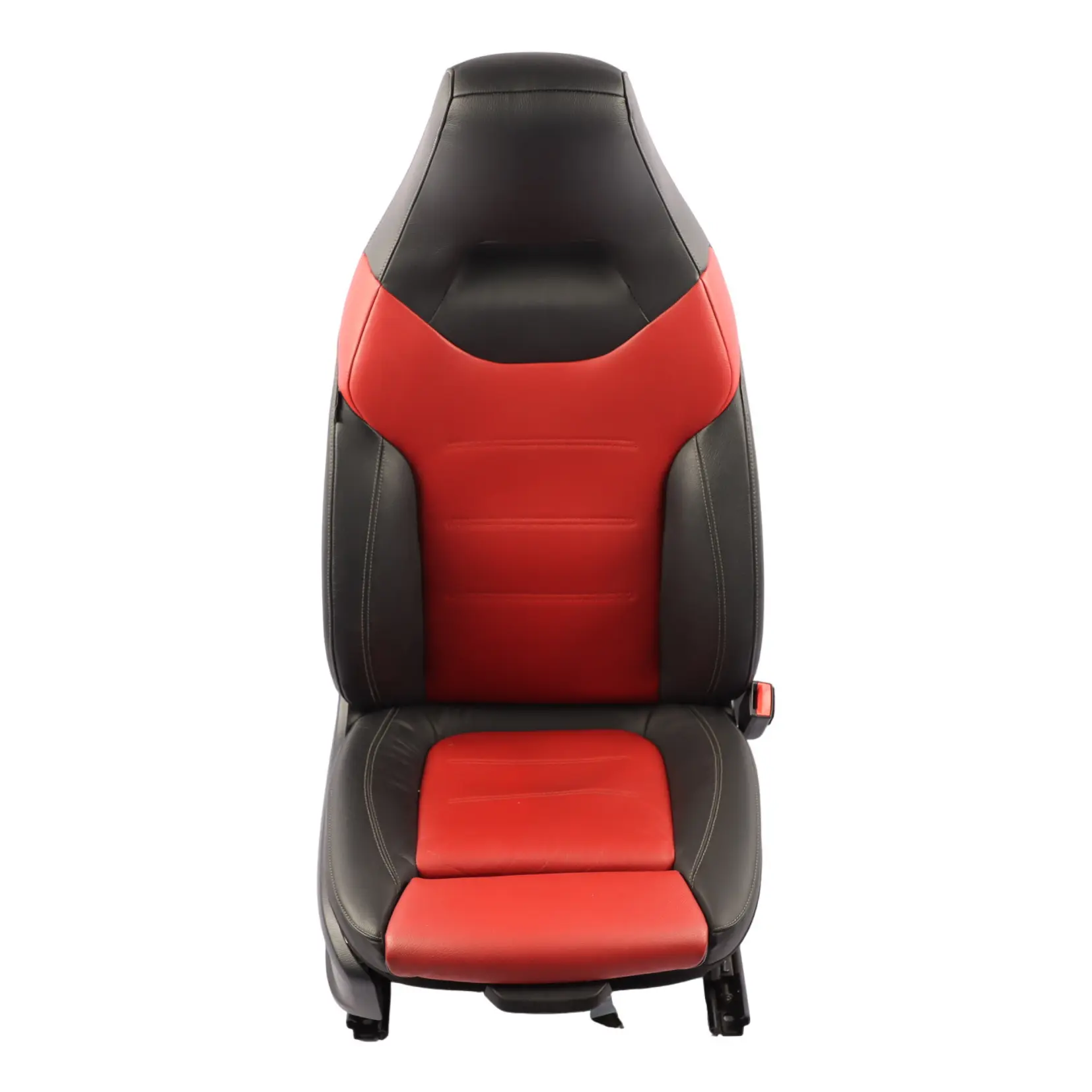 Sedile anteriore Mercedes C118 W177 Destra Interno Pelle Nero Rosso