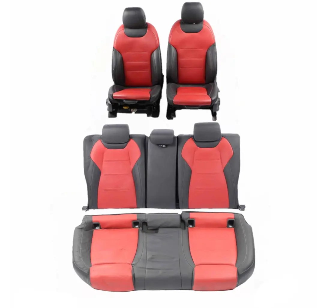  Asientos AMG Mercedes V177 A35 Calefactables Cuero Rojo Negro Asiento Deportivo - SKU A1779101902-1 - Número de pieza A1779101902