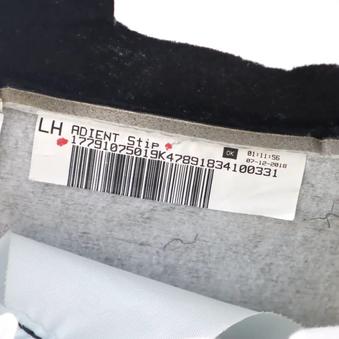 Schienale del sedile anteriore sinistro Rivestimento posteriore per Mercedes W177 con numero di parte A1779107501 Mercedes W177 Schienale del sedile anteriore sinistro Rivestimento posteriore - SKU A1779107501 - Numero di parte A1779107501