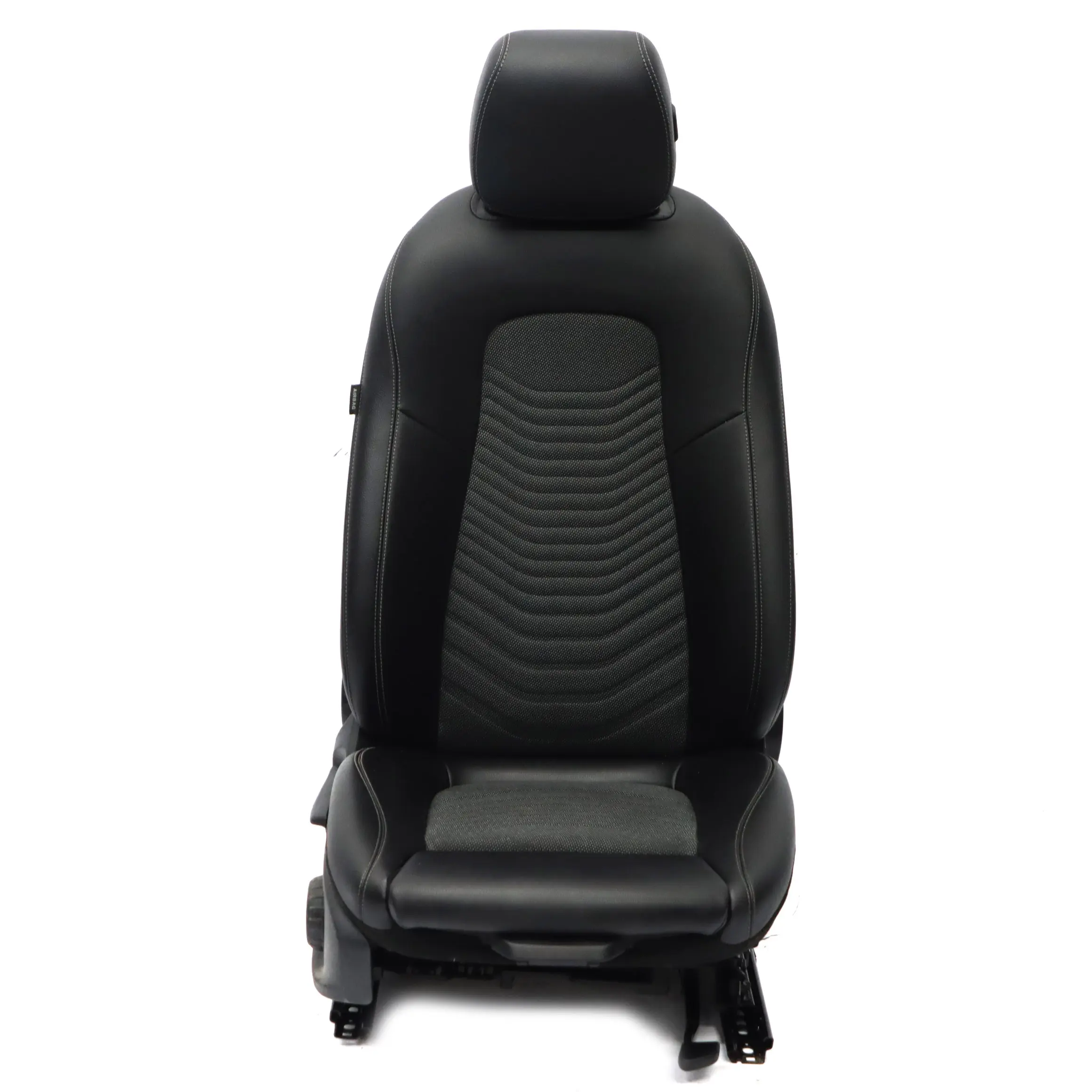 Sedile anteriore Mercedes W177 Destro Pelle / Panno Interno Nero