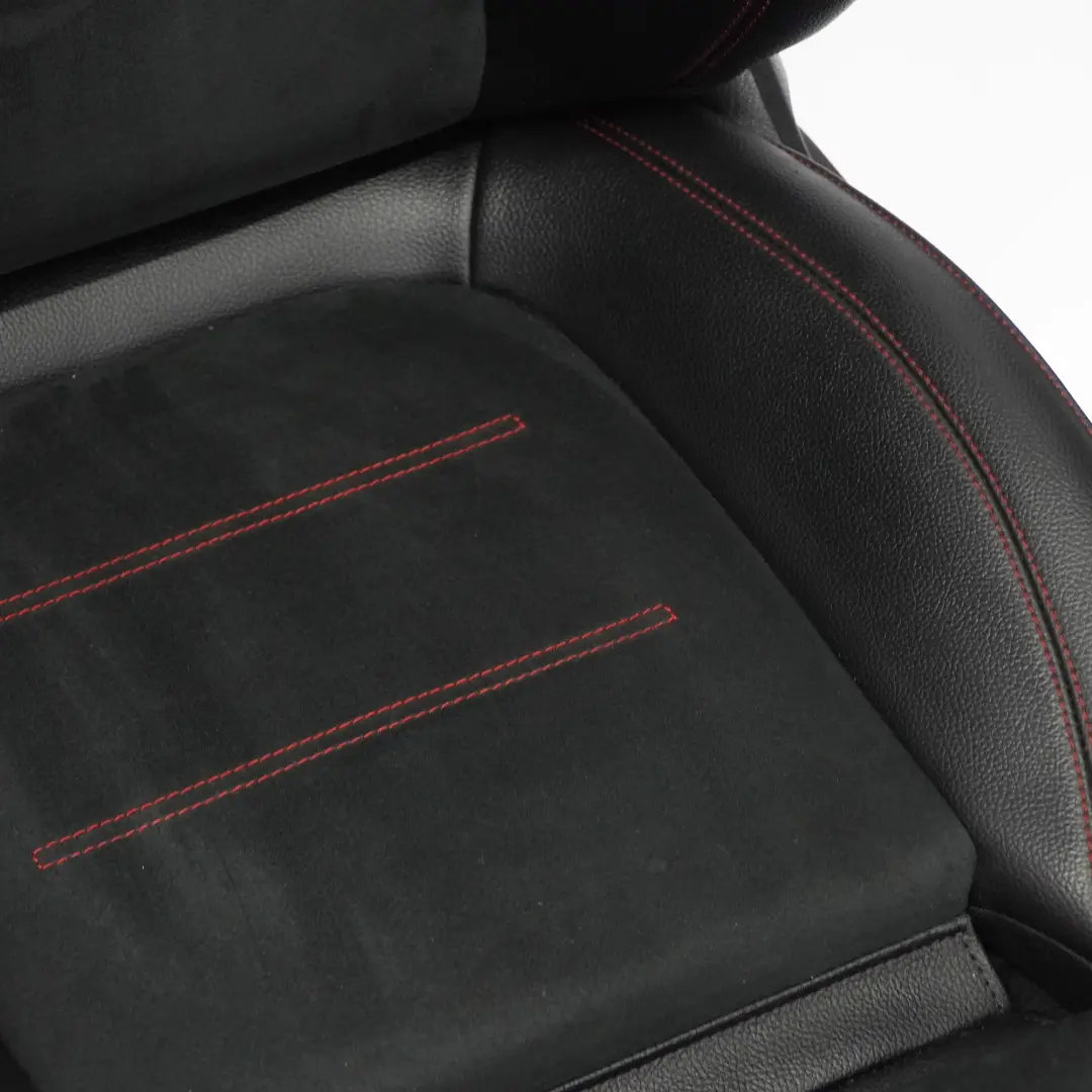  Front Seat Mercedes C118 W177 Left N/S Fabric Imitation Leather Black Red Thread - SKU A1779107901-2 - Part number A1779107901