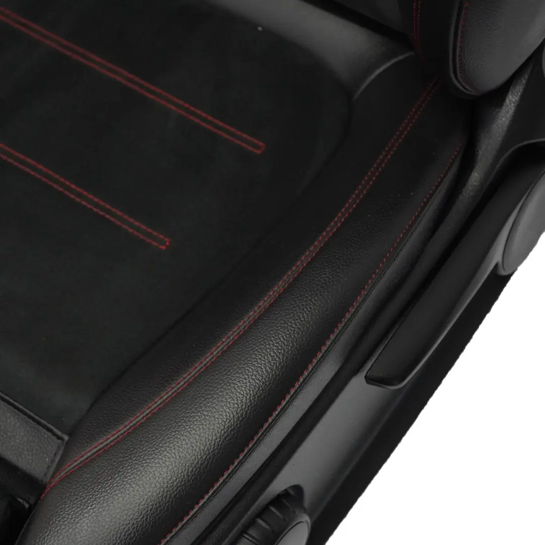  Front Seat Mercedes C118 W177 Left N/S Fabric Imitation Leather Black Red Thread - SKU A1779107901-2 - Part number A1779107901