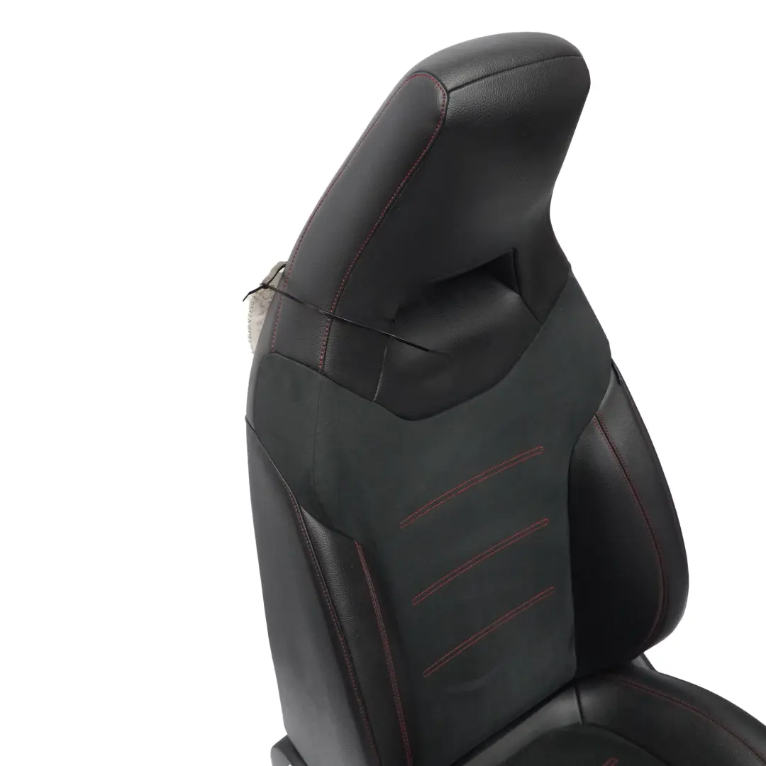  Front Seat Mercedes C118 W177 Left N/S Fabric Imitation Leather Black Red Thread - SKU A1779107901-2 - Part number A1779107901