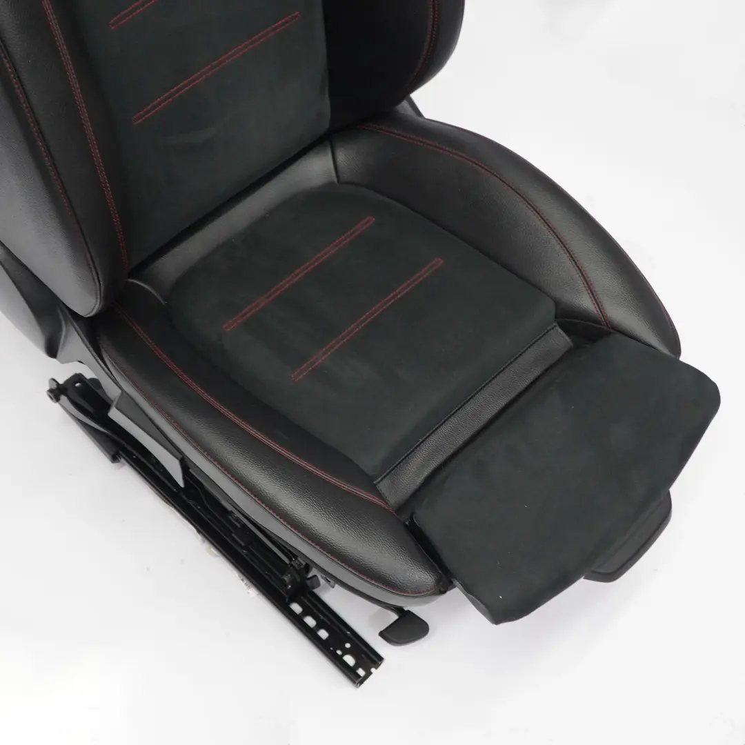  Front Seat Mercedes C118 W177 Left N/S Fabric Imitation Leather Black Red Thread - SKU A1779107901-2 - Part number A1779107901