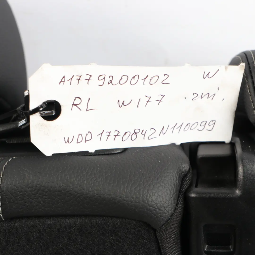 Backrest Mercedes C118 W177 Rear Left N/S Back Rest Cover Cloth Leather to Seat with Part number A1779200102 Seat Backrest Mercedes C118 W177 Rear Left N/S Back Rest Cover Cloth Leather - SKU A1779200102 - Part number A1779200102