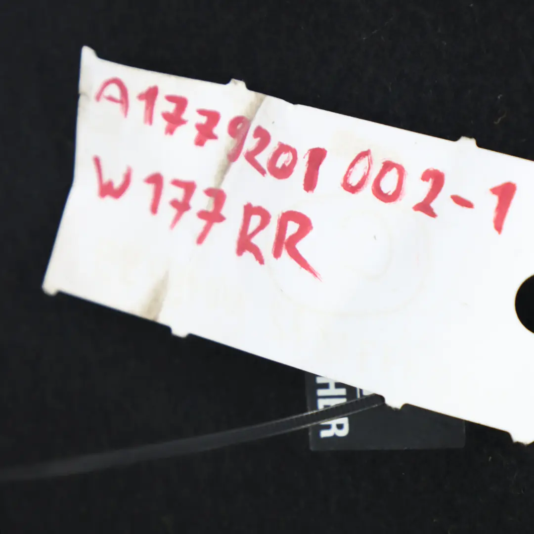 Seat Backrest Mercedes C118 W177 Rear Right O/S Back Rest Cover Fabric Leather - SKU A1779201002-1 - Part number A1779201002
