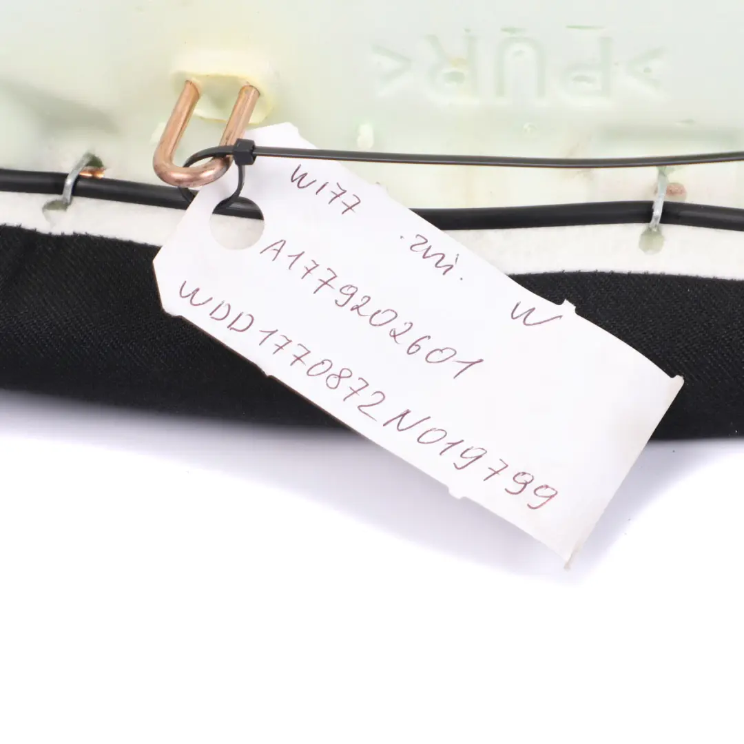 Bench AMG Seating Couch Covering Cloth Leather Black to Mercedes W177 Rear Seat with Part number A1779202601 Mercedes W177 Rear Seat Bench AMG Seating Couch Covering Cloth Leather Black - SKU A1779202601 - Part number A1779202601