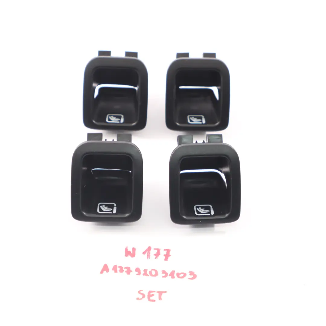 Mercedes W177 Isofix Set Asiento Trasero Cubre Banqueta Negro - SKU A1779203103 - Número de pieza A1779203103