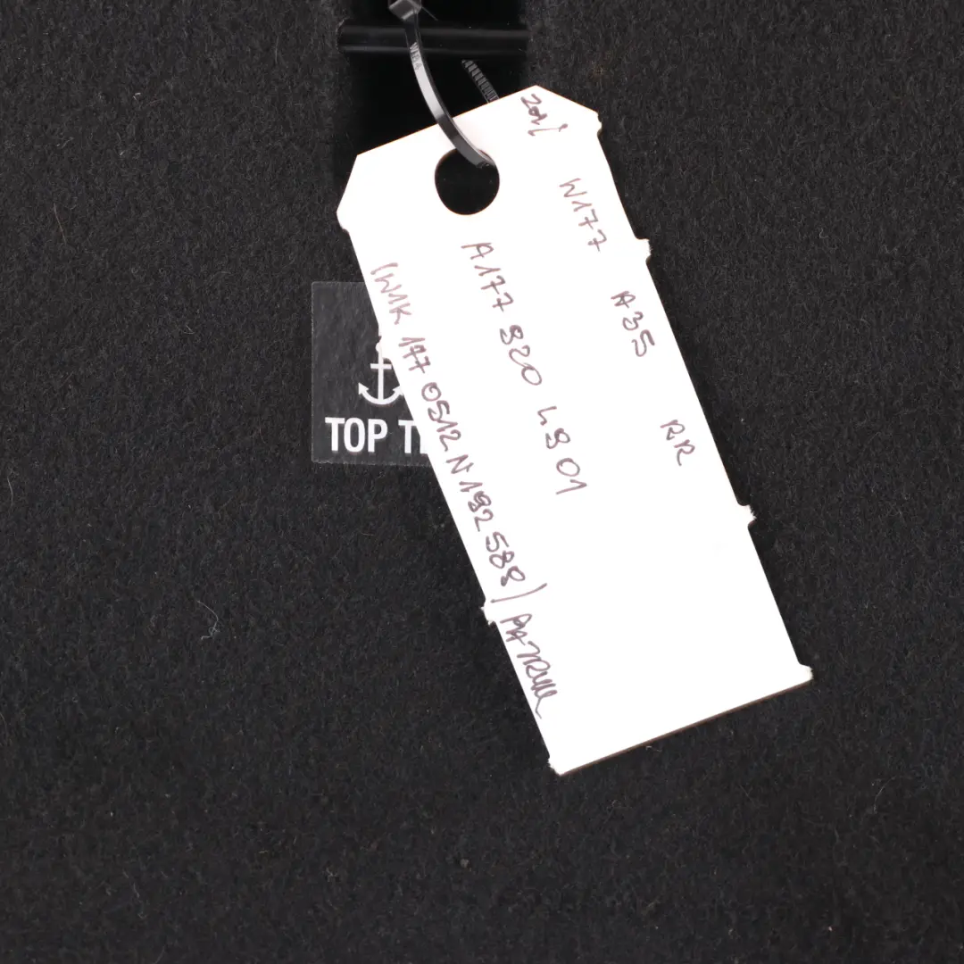 Seat Backrest Mercedes W177 Rear Right O/S Back Rest Cover Black Leather - SKU A1779204901 - Part number A1779204901