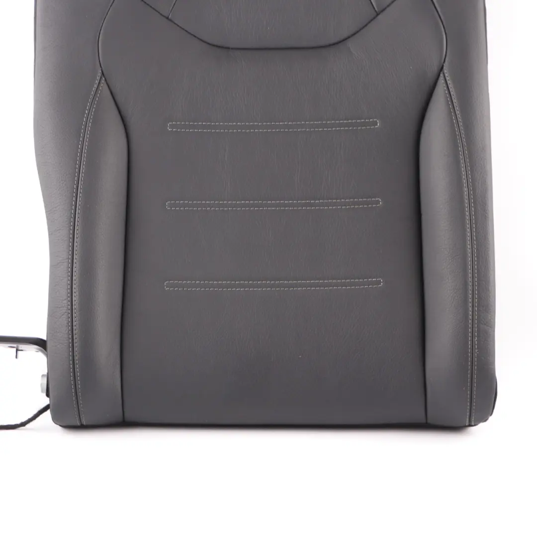 Seat Backrest Mercedes W177 Rear Right O/S Back Rest Cover Black Leather - SKU A1779204901 - Part number A1779204901