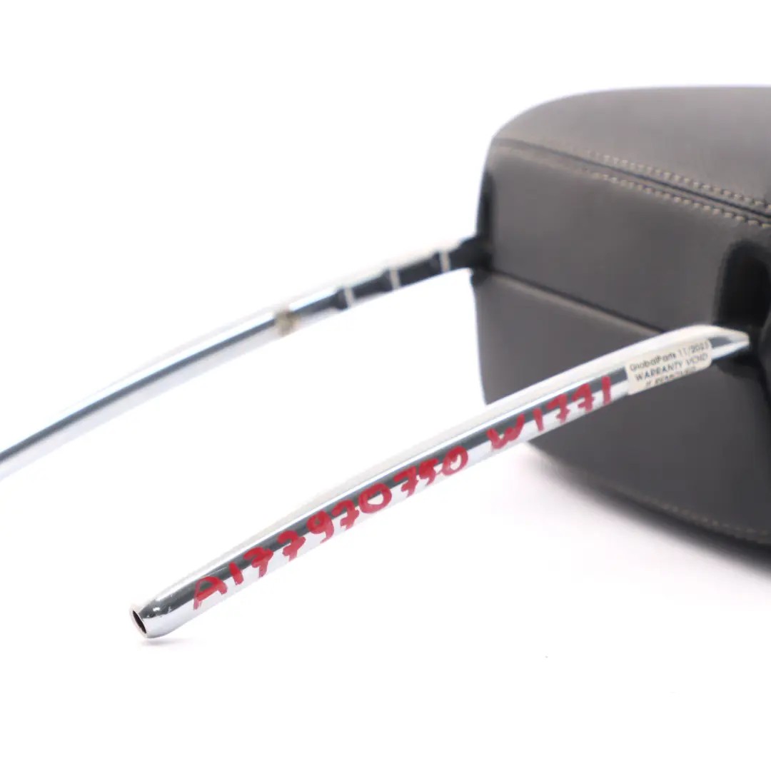Front Seat Headrest Left Right N/O/S Black Imitation Leather Rest to Mercedes W177 with Part number A1779707500 Mercedes W177 Front Seat Headrest Left Right N/O/S Black Imitation Leather Rest - SKU A1779707500 - Part number A1779707500