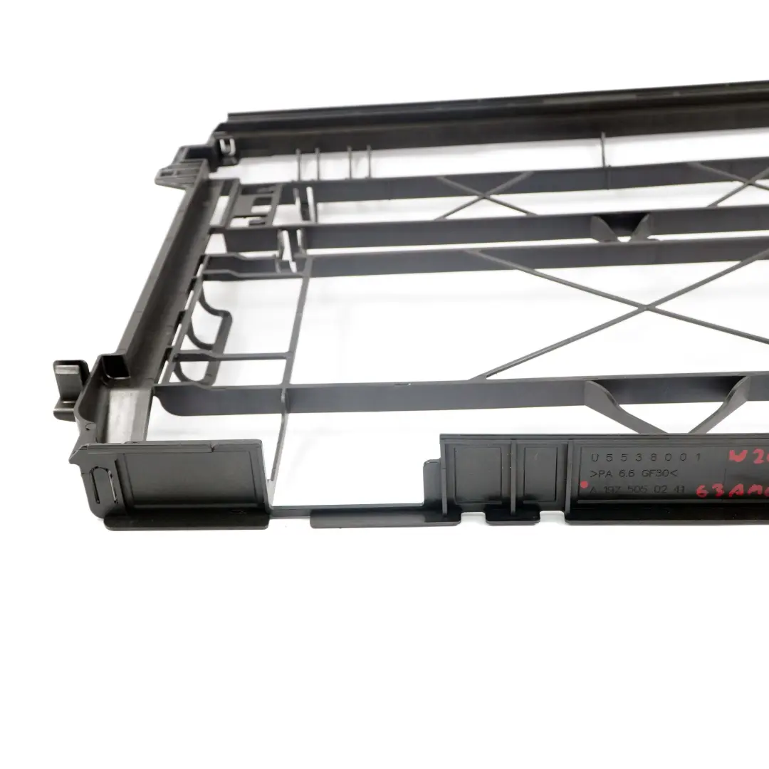 Mercedes-Benz W204 C63 W212 E63 AMG Radiator Mount Bracket Frame to with Part number A1975050241 Mercedes-Benz W204 C63 W212 E63 AMG Radiator Mount Bracket Frame - SKU A1975050241 - Part number A1975050241