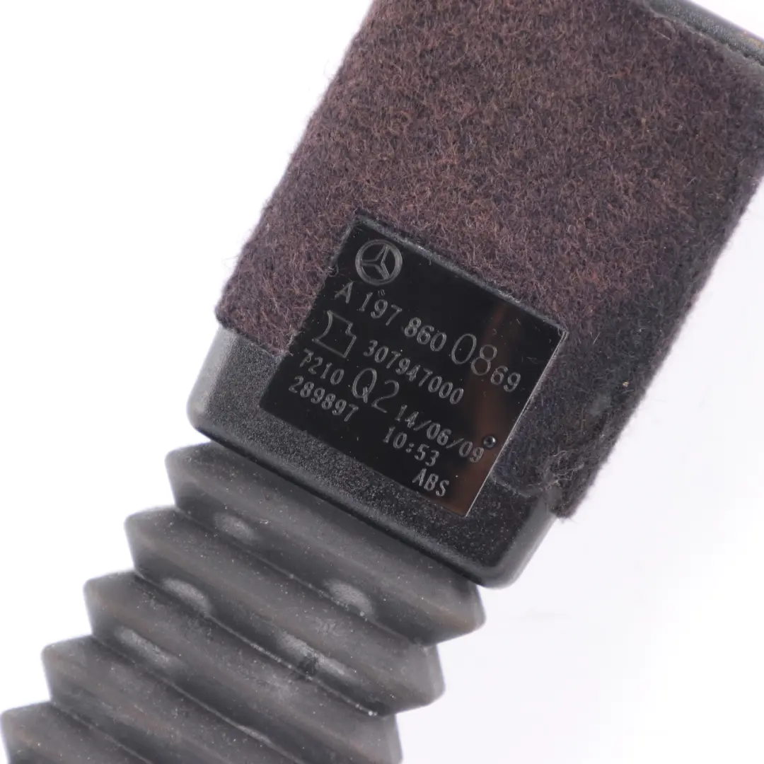 Belt Lower Tensioner Front Right O/S Buckle to Mercedes SLK R171 Seat with Part number A1978600869 Mercedes SLK R171 Seat Belt Lower Tensioner Front Right O/S Buckle - SKU A1978600869 - Part number A1978600869