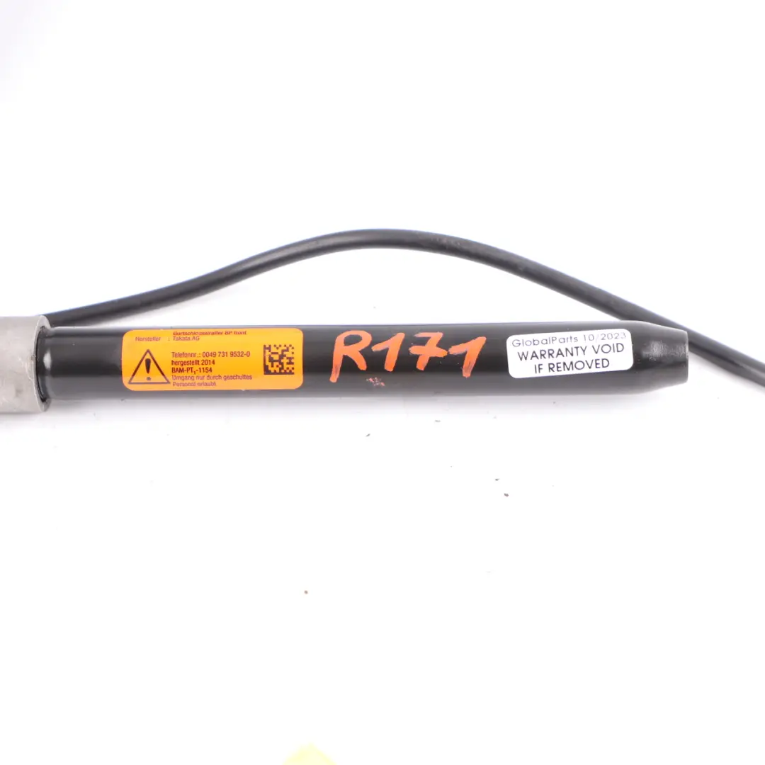 Mercedes SLK R171 Seat Belt Lower Tensioner Front Right O/S Buckle - SKU A1978600869 - Part number A1978600869